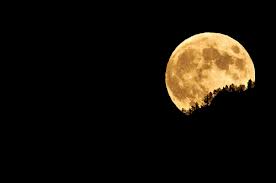 Sul Monte Vettore illuminati dalla luna piena per aspettare il sole che sorge dal mare