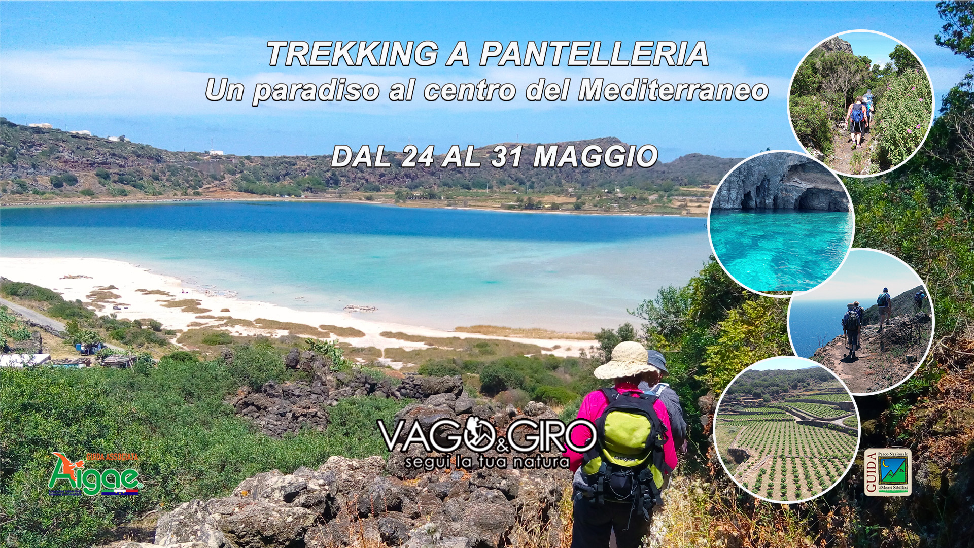 Pantelleria: un paradiso in mezzo al Mediterraneo 24-31 maggio - € 840,00