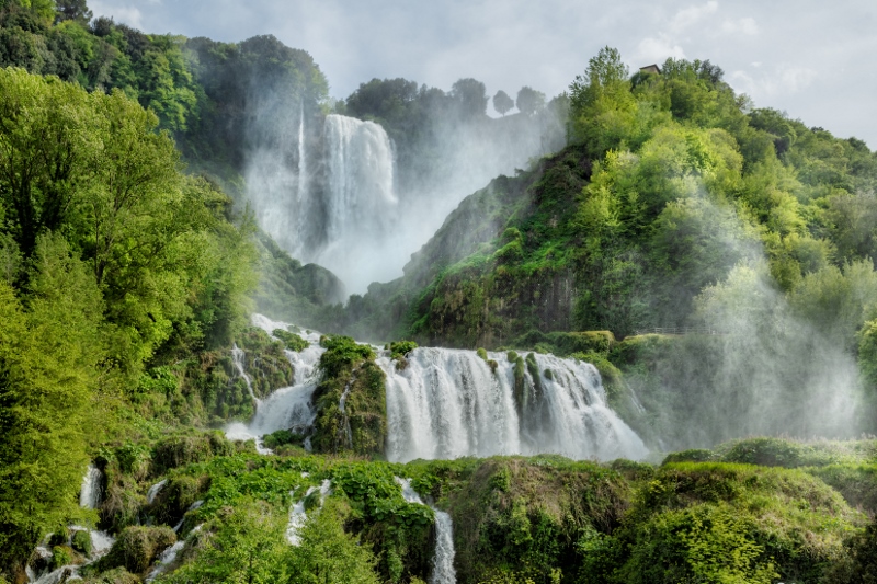 Le cascate "più alte d'Europa" ed il parco fluviale del Nera